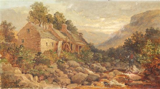 Walter Reeves Watermill in a landscape